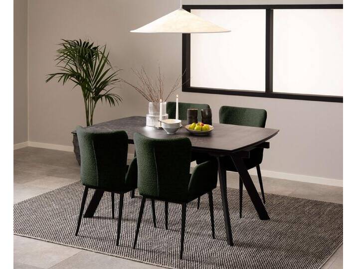 ACTONA GROUP Esstisch Blackburn Tisch, Esszimmertisch, Platte in Keramik schwarz, Incl. Zusatzplatte, B: 160/240 cm, schwarz ACTONA GROUP Esstisch Blackburn Tisch, Esszimmertisch, Platte in Keramik schwarz, Incl. Zusatzplatte, B: 160/240 cm, schwarz von ACTONA-GROUP