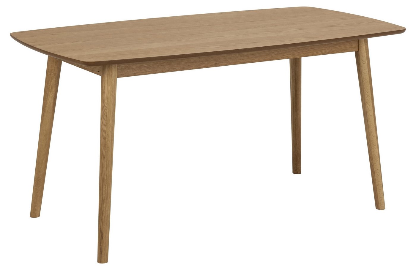 ACTONA GROUP Esstisch in natürlich, MDF, Massivholz - 150x75,5x80cm (BxHxT) von ACTONA GROUP
