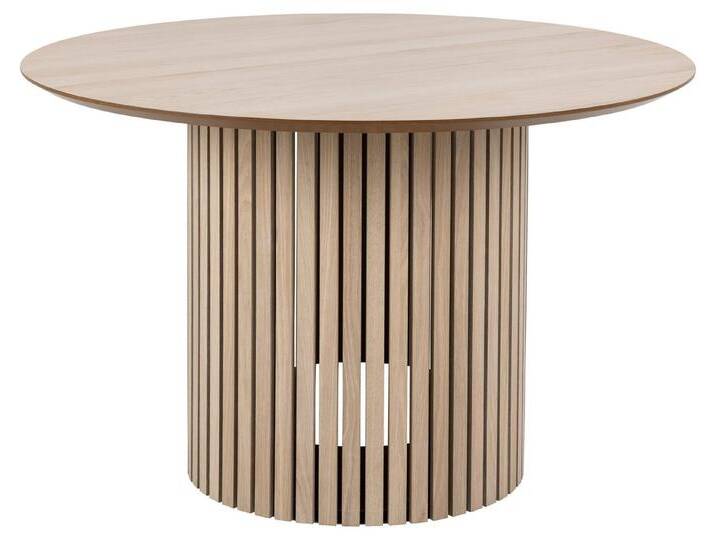 ACTONA GROUP Esstisch rund, in Eiche / weiss pigmentiert, MDF - 75x120cm (HxD) von ACTONA-GROUP
