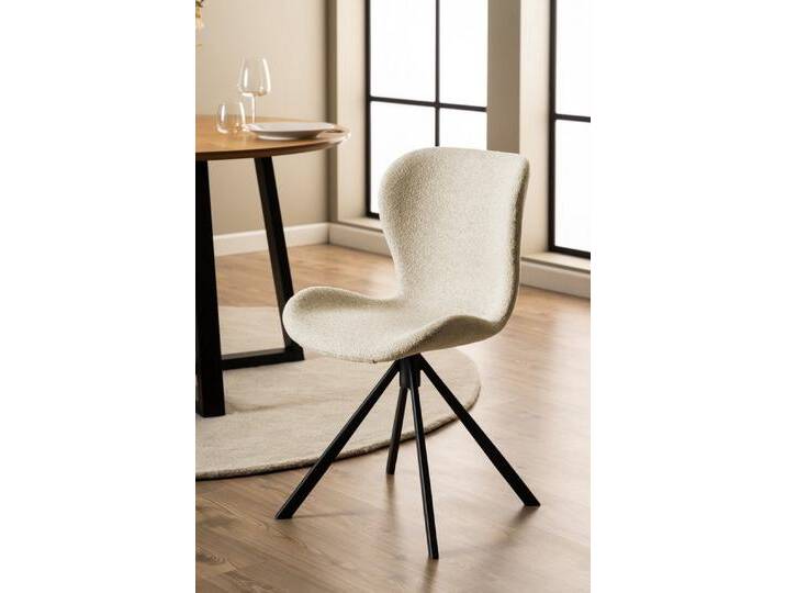 ACTONA GROUP Esszimmerstuhl (2er-Set) in Beige, Stoff - 46,5x81x53cm (BxHxT) (2er-Set), beige von ACTONA-GROUP