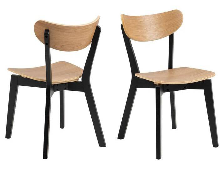 ACTONA GROUP Esszimmerstuhl (2er-Set) in natürlich, Holz - 45x79,5x55cm (BxHxT) (2er-Set) von ACTONA-GROUP