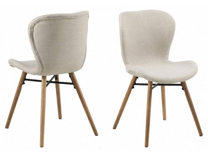 ACTONA GROUP Esszimmerstuhl (Set, 2 St), in verschiedenen Bezugsqualitäten, beige, creme von ACTONA-GROUP