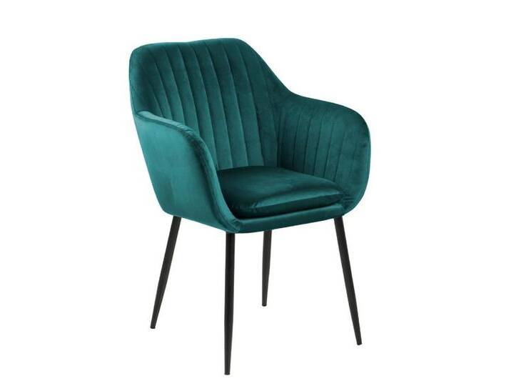 ACTONA GROUP Esszimmerstuhl 2er Set Actona Emilia Esszimmerstuhl mit Armlehne Stoff, grün schwarz ACTONA GROUP Esszimmerstuhl 2er Set Actona Emilia Esszimmerstuhl mit Armlehne Stoff, grün schwarz von ACTONA-GROUP