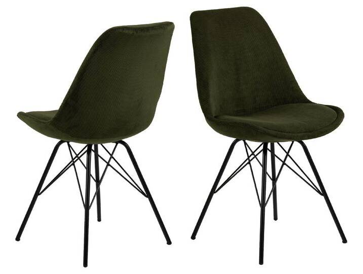 ACTONA GROUP Esszimmerstuhl 48,5 x 85,5 x 54 cm (B/H/T) (2-er Set, 2 St), grün von ACTONA-GROUP