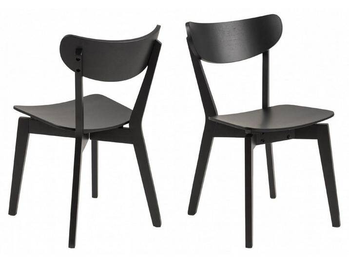 ACTONA GROUP Esszimmerstuhl Roxby (2 St), Roxby Esszimmer- Küchenstuhl, 2er Set, schwarz von ACTONA-GROUP