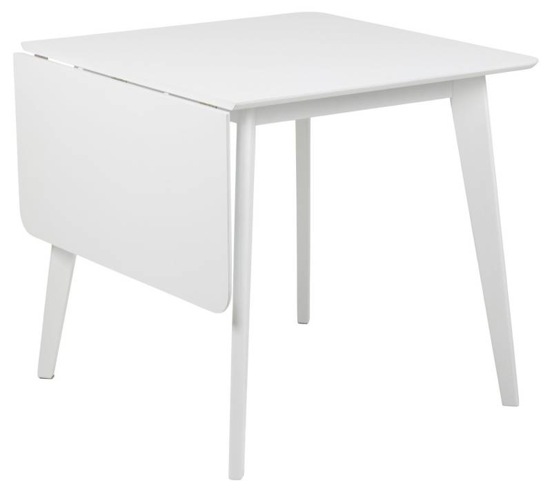 ACTONA GROUP Klapptisch in weiss, MDF, Rubberwood - 80x76x80cm (BxHxT) von ACTONA GROUP