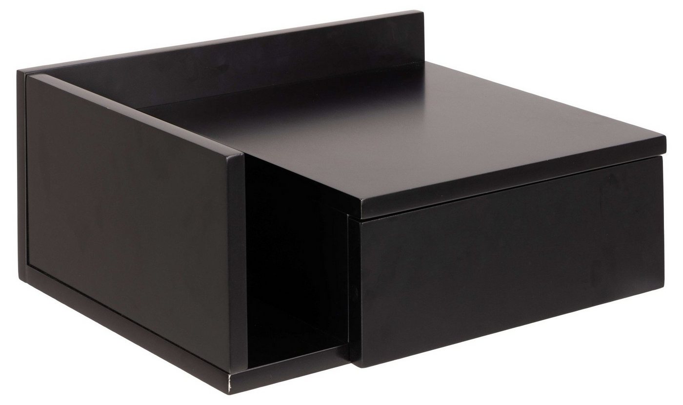 ACTONA GROUP Nachttisch Ashlan Nachtkommode, Nachtschrank, wandmontiert, 1 Schublade, 1 Fachboden, Metallschienen ACTONA GROUP Nachttisch Ashlan Nachtkommode, Nachtschrank, wandmontiert, 1 Schublade, 1 Fachboden, Metallschienen von ACTONA GROUP