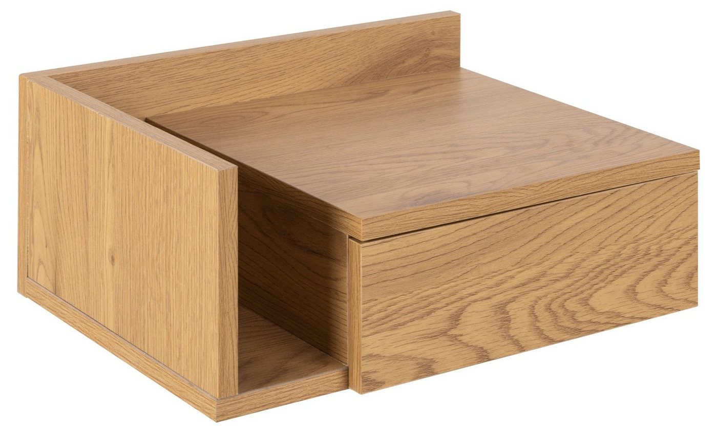 ACTONA GROUP Nachttisch Ashlan Nachtkommode, Nachtschrank, wandmontiert, 1 Schublade, 1 Fachboden, Metallschienen ACTONA GROUP Nachttisch Ashlan Nachtkommode, Nachtschrank, wandmontiert, 1 Schublade, 1 Fachboden, Metallschienen von ACTONA GROUP