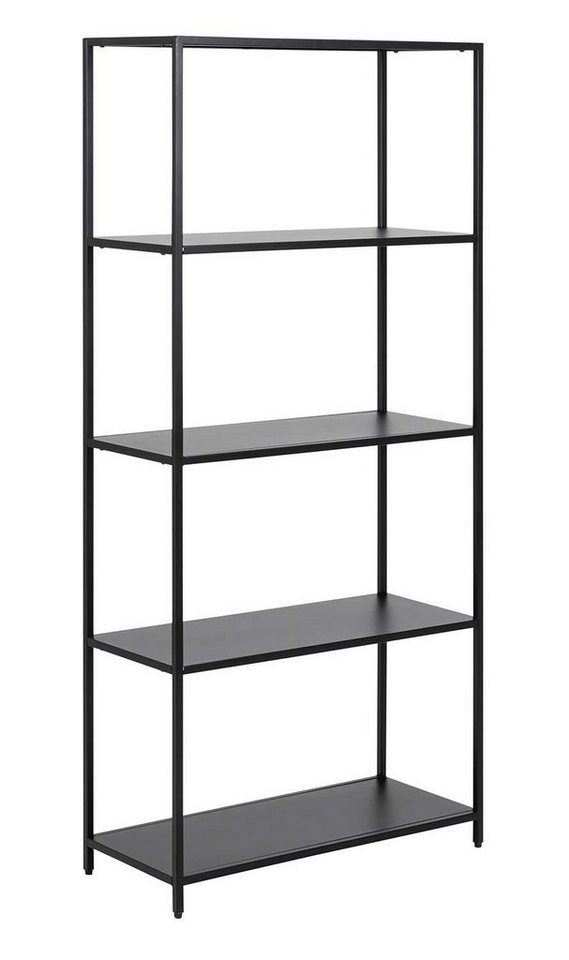 ACTONA GROUP Regal NEWTON, Schwarz, Metall, BxHxT 70 x 150 x 30 cm von ACTONA GROUP