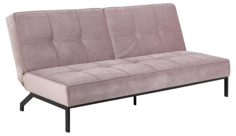 ACTONA GROUP Schlafsofa in dusty rose, Polyester, Stahl - 198x87x95cm (BxHxT) von ACTONA GROUP