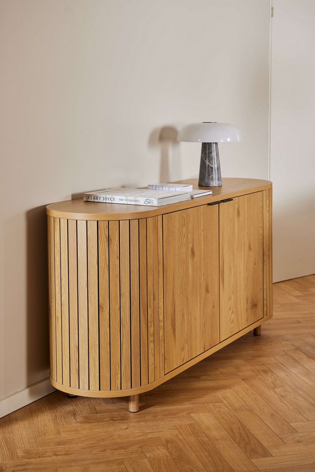 ACTONA GROUP Sideboard Colima, Anrichte, matt Wildeiche rau Melamin, Gestell Wildeiche, 160x45x80 cm von ACTONA GROUP