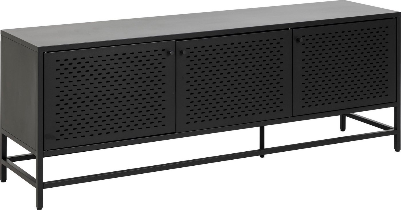 ACTONA GROUP Sideboard New York, Metall Sideboard in cooler New Yorker Style, H60cm B160cm, Mesh-Türen von ACTONA GROUP