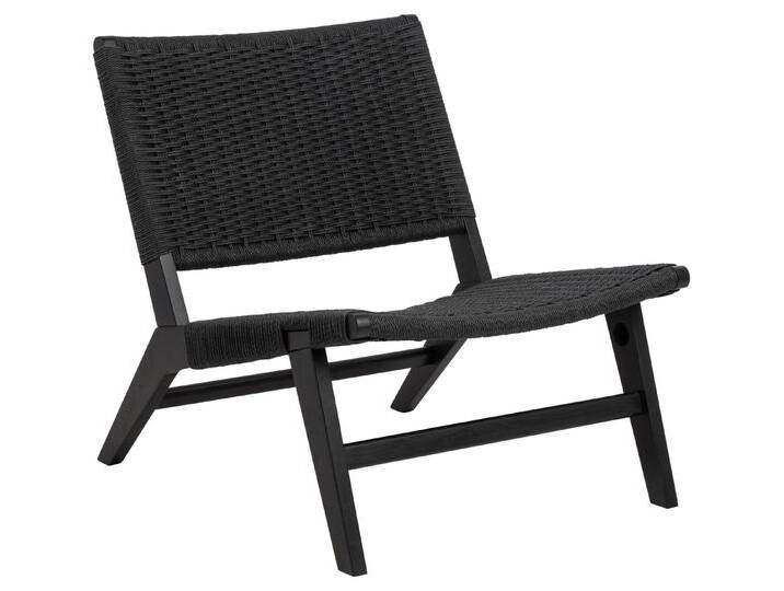 ACTONA GROUP Stuhl in schwarz, Holz - 64x72x79cm (BxHxT), schwarz von ACTONA-GROUP