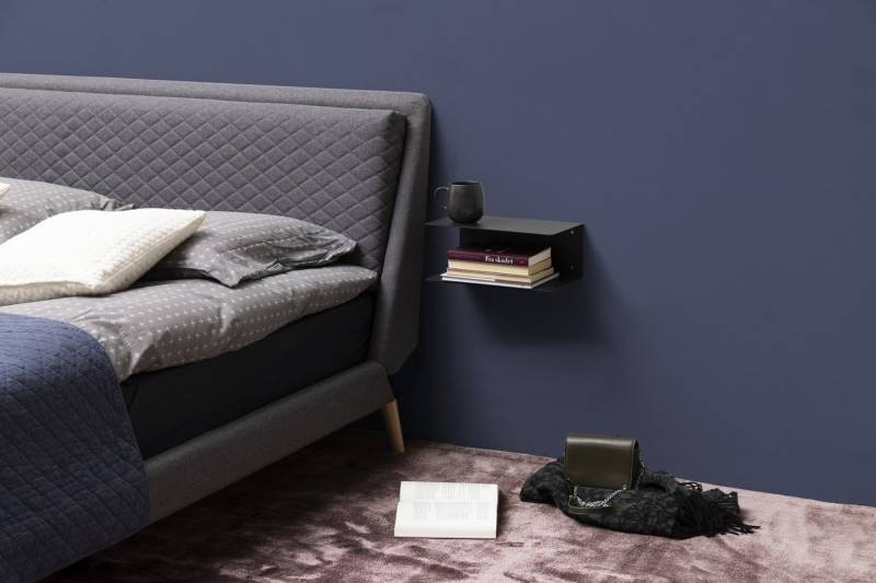 ACTONA GROUP Wandregal (2er-Set) in schwarz, Stahl - 35x14x20cm (BxHxT), 2er-Set von ACTONA GROUP