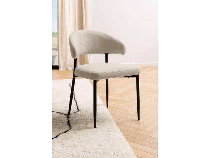 Esszimmerstuhl ACTONA GROUP Edina – Esszimmerstuhl, Stuhl, 2er-Set, weicher Stoff, pflechteleicht , beige, B:56cm H:77cm T:55cm, 100% Polyester, Stühle, Robuste schwarze Beine, verschiedene Varianten, hervorrangend Komfort Esszimmerstuhl ACTONA GROUP Edina – Esszimmerstuhl, Stuhl, 2er-Set, weicher Stoff, pflechteleicht , beige, B:56cm H:77cm T:55cm, 100% Polyester, Stühle, Robuste schwarze Beine, verschiedene Varianten, hervorrangend Komfort von ACTONA-GROUP