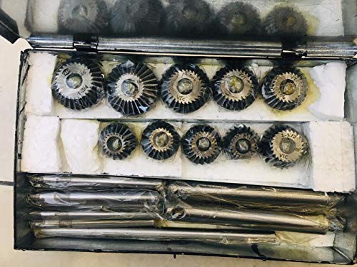 ACTOOLS Ventilsitzfräser Satz mit Messern für Oldtimer und Motorräder Erstbezug Kohlenstoff Cutter (21-teiliges Set) von ACTOOLS