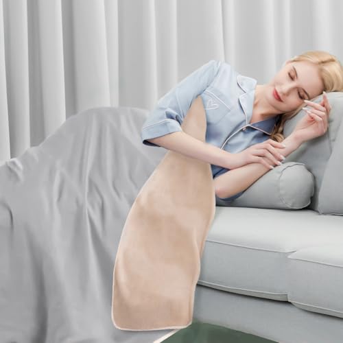 ACTOYS Warme und Kühle Decke, Decke für das ganze Jahr, geeignet für Büro, Sofa, Arbeitszimmer, Auto, Sofa Decke, Kühldecke, Sommerdecke, Kühldecken zum Schlafen, Kühlende Decke, 150 x 130 cm (Grau) von ACTOYS