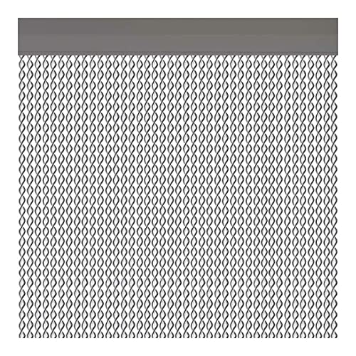 ACUDAM Türvorhang Silber 90x210 cm M63125 von ACUDAM