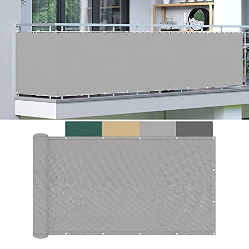 ACUY Balkonverkleidung 85x1050cm, Blickdichte Balkon Terrasse aus Polyester in div. Größen & Farben für den Gartenzaun oder Balkon ACUY Balkonverkleidung 85x1050cm, Blickdichte Balkon Terrasse aus Polyester in div. Größen & Farben für den Gartenzaun oder Balkon von ACUY