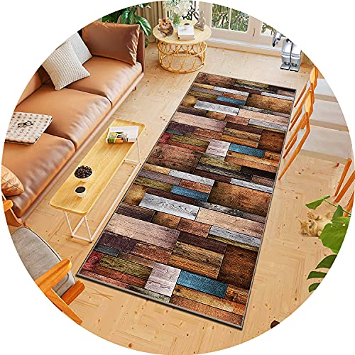 ACUY Flur Teppich läufer 120x250cm, Teppich Flur LäUfer rutschfest, rutschfest Waschbar, für Wohnzimmer Flur Büro Schlafzimmer Küche von ACUY