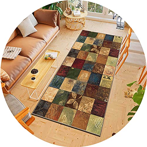 ACUY Flur Teppich läufer 70x340cm, Teppich Flur Modern, Einfach zu Säubern, Weiche Oberfläche, Kurzflor, für Küche Schlafzimmer Wohnzimmer von ACUY