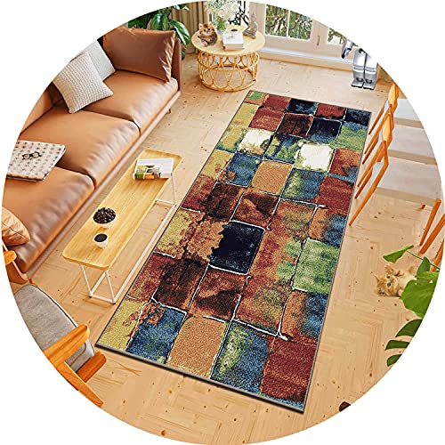 ACUY Kuschelige teppiche 110x160cm, Teppich Flur Modern, rutschfest Waschbar, für Küche Schlafzimmer Wohnzimmer von ACUY