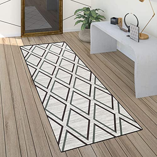 ACUY LäUfer Teppiche 50x200cm rutschfeste FußMatte FüRs Badezimmer Waschbar Geruchsneutral für Küche Schlafzimmer Wohnzimmer von ACUY