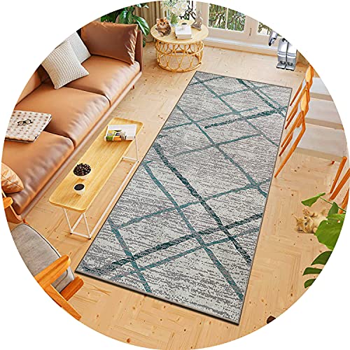 ACUY Teppich Waschbar 120x140cm Teppich Flur LäUfer rutschfest rutschfest Waschbar für Wohnzimmer Flur Küche von ACUY