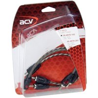 ACV - 30.4970-102 Cinchkabel 0.3 m [1x Cinch-Buchse - 2x Cinch-Stecker] von ACV