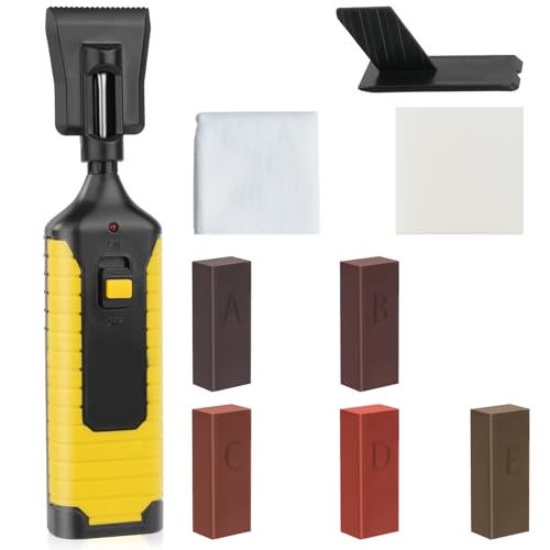 ACWOO Laminat Reparaturset, Parkett Reparaturset, Vinylboden Reparaturset, 5 Farben Hartwachs für Holzkitt PVC Vinylboden Holzböden Möbel Arbeitsplattet, Reparatur set （Dunkle Farbe） von ACWOO