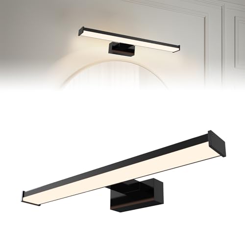 ACXIN LED Spiegellampe Bad 10W 40cm Warmweiß 3000K 700LM, IP44 Wasserdicht Spiegelleuchte Badezimmer, Schminklicht Badlampe Wandleuchte für Spiegelschrank von ACXIN