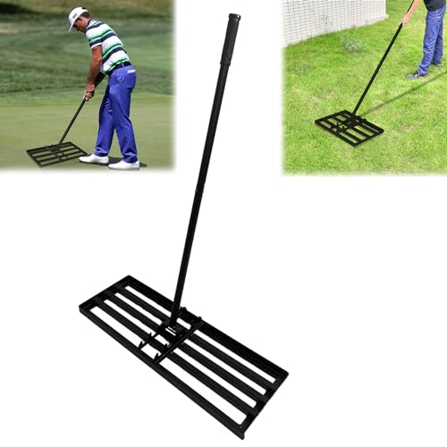 ACXIN Rasenrakel Lawn Leveling Rake 25 x 75 cm Golf Gartengras Werkzeug Topdressing Surface Leveler Garten Hinterhof Rasen Rasenschieber für Garten Golfplatz von ACXIN