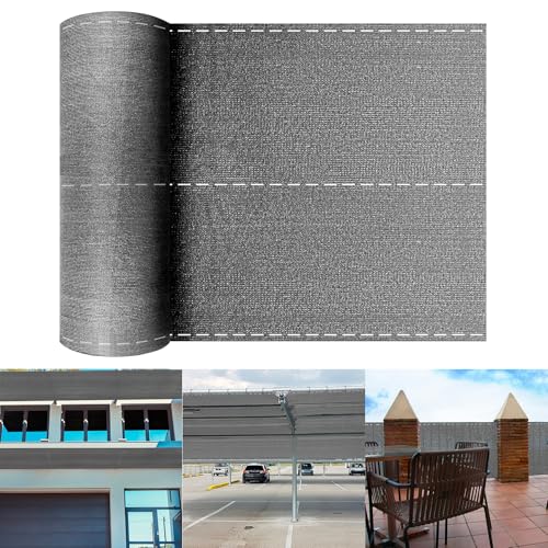 ACXIN Schattiernetz Schattierwirkung & Sichtschutz | UV-Schutz & Witterungsbeständig | Perfekt für Garten, Gewächshaus & Terrasse | Sonnenschutz | Meterware (1,0m*10m, Grau) von ACXIN