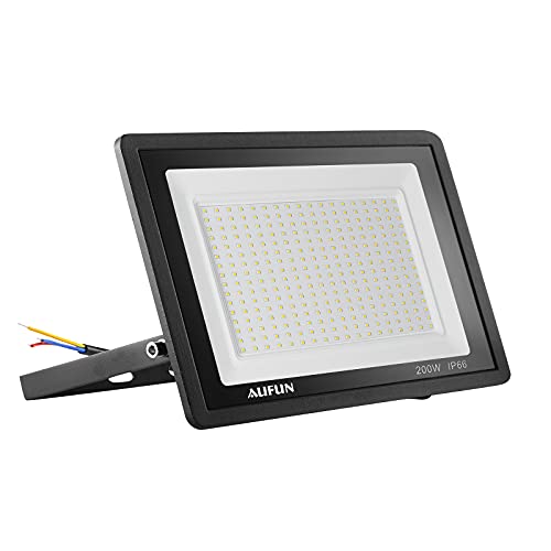 LED Fluter, Superhell LED Strahler, Außenleuchte Gartenlicht, Scheinwerfer, Außenstrahler, Wandstrahler, Gartenlicht, IP65 Wasserdicht, 200W, Warmweiß LED Fluter, Superhell LED Strahler, Außenleuchte Gartenlicht, Scheinwerfer, Außenstrahler, Wandstrahler, Gartenlicht, IP65 Wasserdicht, 200W, Warmweiß von ACXIN