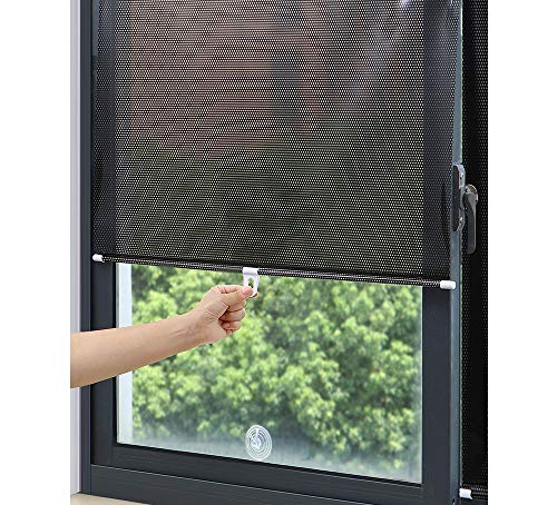 Saugnapfes Rollo Fensterrollo Sonnenschutz Verdunkelungsrollo Sichtschutz und Sonnenschutz, ohne Bohren (40 x 60 cm) von ACYOUNG