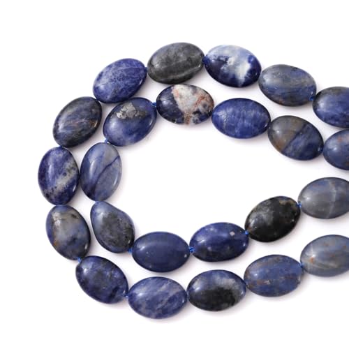 10×14mm Natürliche Lapislazuli flache ovale Steinperlen Lose Trennperlen aus Edelsteinen für DIY Halsketten Armbänder Schmuckherstellung 10×14mm Natürliche Lapislazuli flache ovale Steinperlen Lose Trennperlen aus Edelsteinen für DIY Halsketten Armbänder Schmuckherstellung von ACYUNLEI