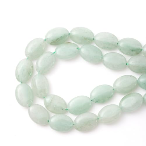 10×14mm Natürliche grüner Aventurin flache ovale Steinperlen Lose Trennperlen aus Edelsteinen für DIY Halsketten Armbänder Schmuckherstellung 10×14mm Natürliche grüner Aventurin flache ovale Steinperlen Lose Trennperlen aus Edelsteinen für DIY Halsketten Armbänder Schmuckherstellung von ACYUNLEI