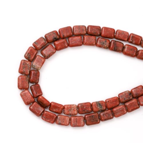 6×8mm Natürliche Flache Quadratische Rote Steinperlen Rechteck Heilsteine Lose Edelsteinperlen für Schmuckherstellung DIY Armbänder Halsketten 6×8mm Natürliche Flache Quadratische Rote Steinperlen Rechteck Heilsteine Lose Edelsteinperlen für Schmuckherstellung DIY Armbänder Halsketten von ACYUNLEI