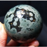 Aaa Natürliche Ozean Jaspis Kugel Kristall Poliert /Palmstein Kugel/Chakra/Reiki/Meditation/Besonderes Geschenk/Heilkristall von ACagatecrystal
