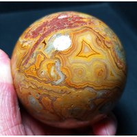 Aaa Natural Polished Mexico Banded Achat Kristall Kugel Heilung /Palmstein Kugel/Chakra/Reiki/Meditation/Besonderes Geschenk/Heilkristall von ACagatecrystal