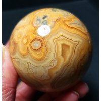 Rare Natural Polished Crazy Banded Achat Crystal Sphere Ball Healing Wb180 /Healing Achat/Healing Stone/ Energie von ACagatecrystal