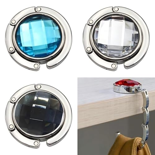 Faltbare Haken und Handtaschenhaken for den Tisch – tragbarer Taschenhalter aus strapazierfähigem Legierungsmaterial, perfekt for Restaurants, Cafés und mehr(A) von AD-BCrbgen