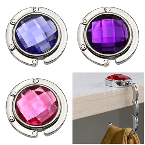 Faltbare Haken und Handtaschenhaken for den Tisch – tragbarer Taschenhalter aus strapazierfähigem Legierungsmaterial, perfekt for Restaurants, Cafés und mehr(B) von AD-BCrbgen