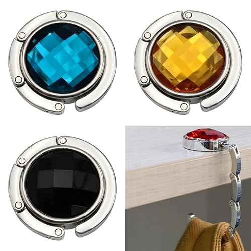 Faltbare Haken und Handtaschenhaken for den Tisch – tragbarer Taschenhalter aus strapazierfähigem Legierungsmaterial, perfekt for Restaurants, Cafés und mehr(C) von AD-BCrbgen