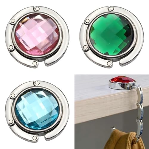 Faltbare Haken und Handtaschenhaken for den Tisch – tragbarer Taschenhalter aus strapazierfähigem Legierungsmaterial, perfekt for Restaurants, Cafés und mehr(D) von AD-BCrbgen