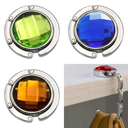 Faltbare Haken und Handtaschenhaken for den Tisch – tragbarer Taschenhalter aus strapazierfähigem Legierungsmaterial, perfekt for Restaurants, Cafés und mehr(F) von AD-BCrbgen