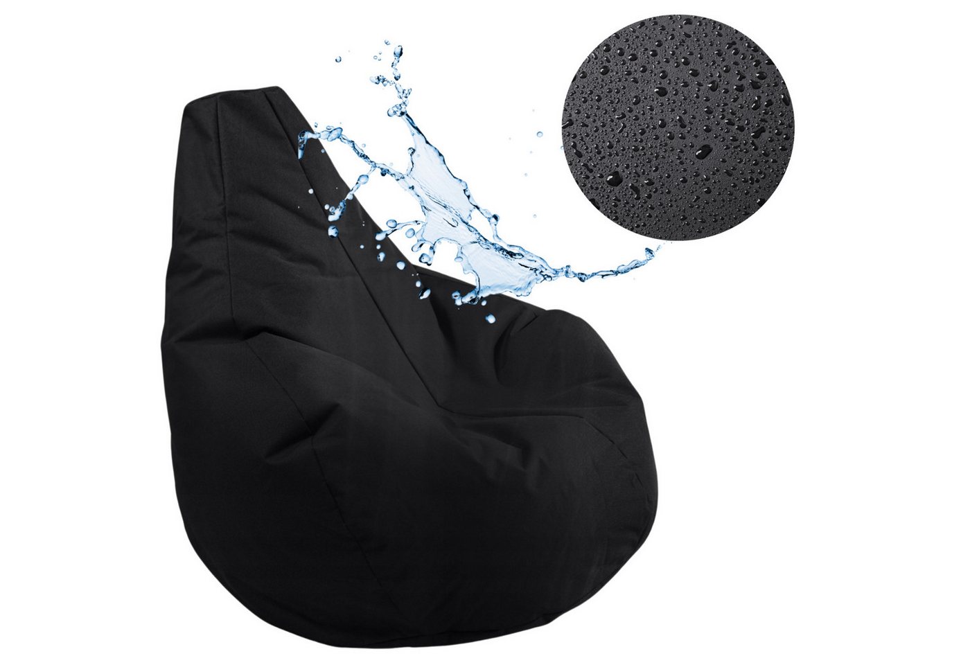 AD.CON Sitzsack Gamer Sitzsack mit Füllung Puff Relax-Sessel Bodenkissen Bean Bag (Sitzsack mit Füllung), Hergestellt in Polen von AD.CON