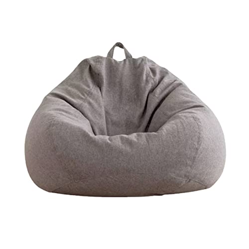 AD.CON Sitzsack mit ECO Füllung, Puff, Relax-Sessel, Sitzkissen, Bodenkissen, Bean Bag (80x90x50 185L, Dunkelgrau) von AD.CON