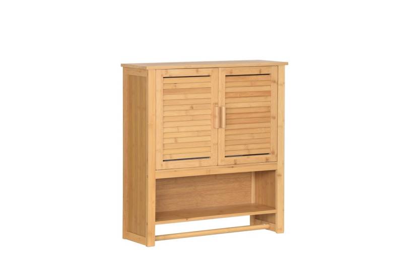 AD.CON Wandhängeschrank Hängeschrank Wandschrank Handtuchhalter Ablage Badschrank Regalfächern von AD.CON