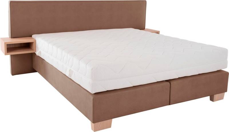 alina Boxspringbett Daria, integrierte Nachttische und Matratze, unterschiedliche Ausführungen von alina